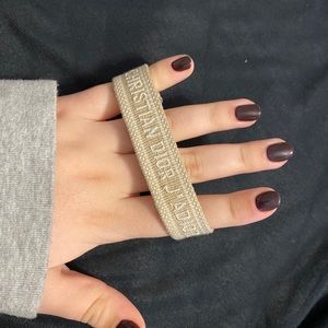Christian Dior J’adore string bracelet
